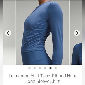 All it takes Nulu ribbed long sleeved